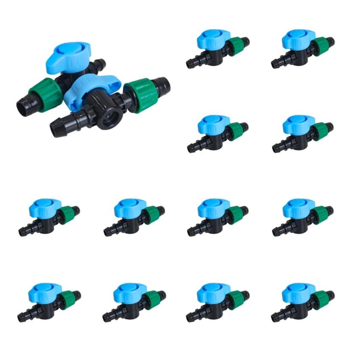 GENERICO - Pack de 25 Unidades de Cinta de Riego por Goteo para Jardín