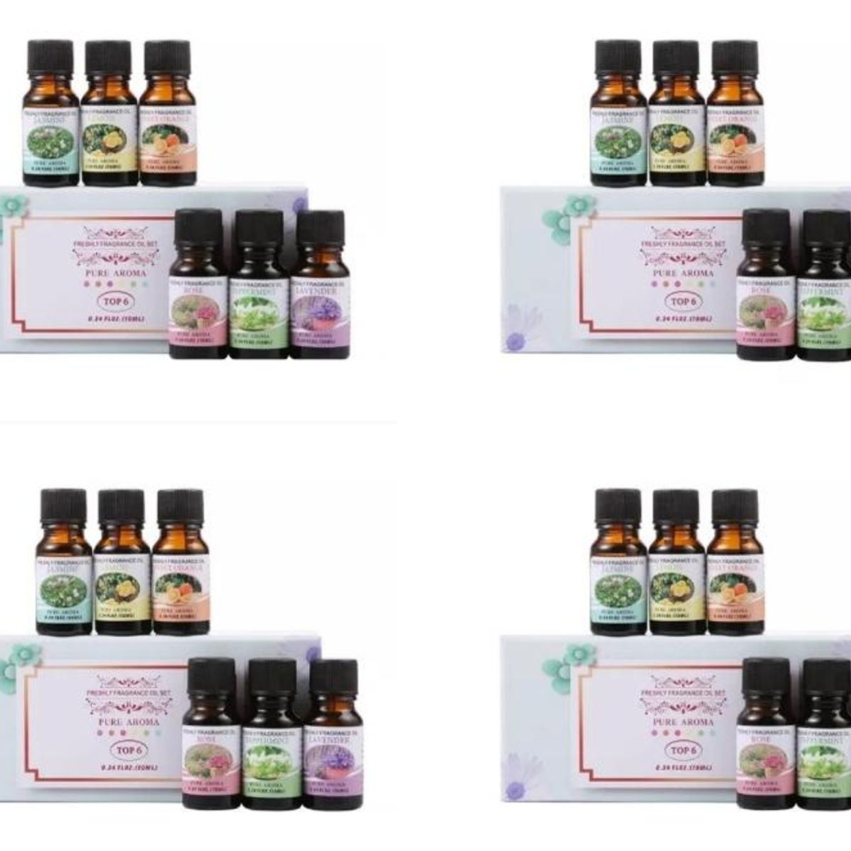 GENERICO - Pack de 24 Esencias Naturales para Humidificadores y Difusores