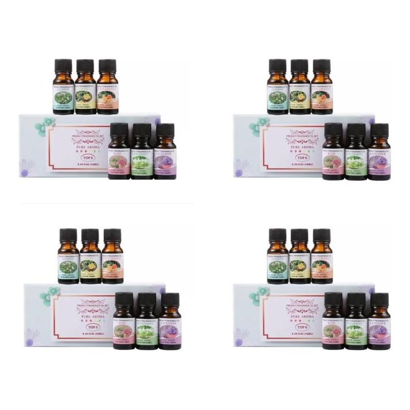 GENERICO - Pack de 24 Esencias Naturales para Humidificadores y Difusores