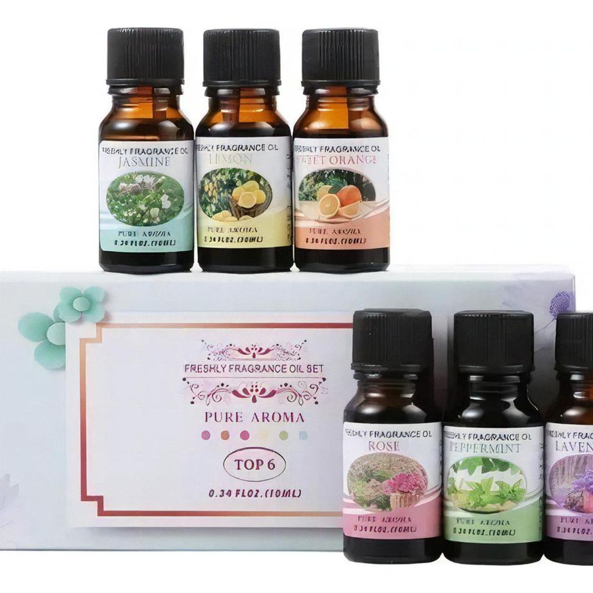 GENERICO - Pack de 24 Esencias Naturales para Humidificadores y Difusores