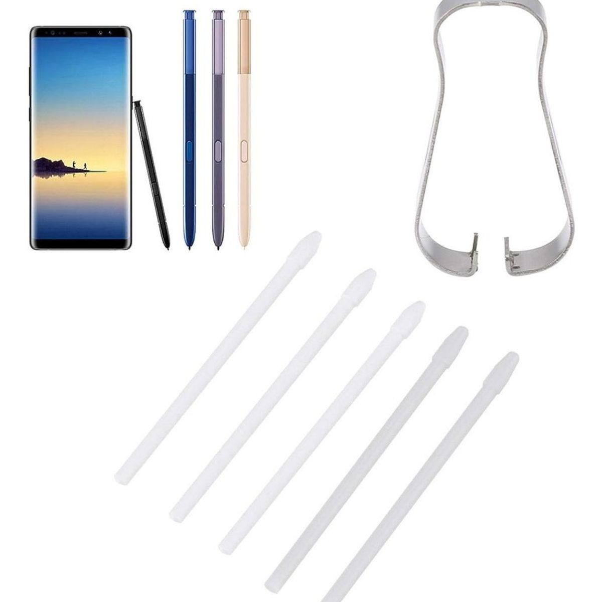 GENERICO - 5 Puntas de Repuesto para S-Pen de Samsung Galaxy Tab y Note