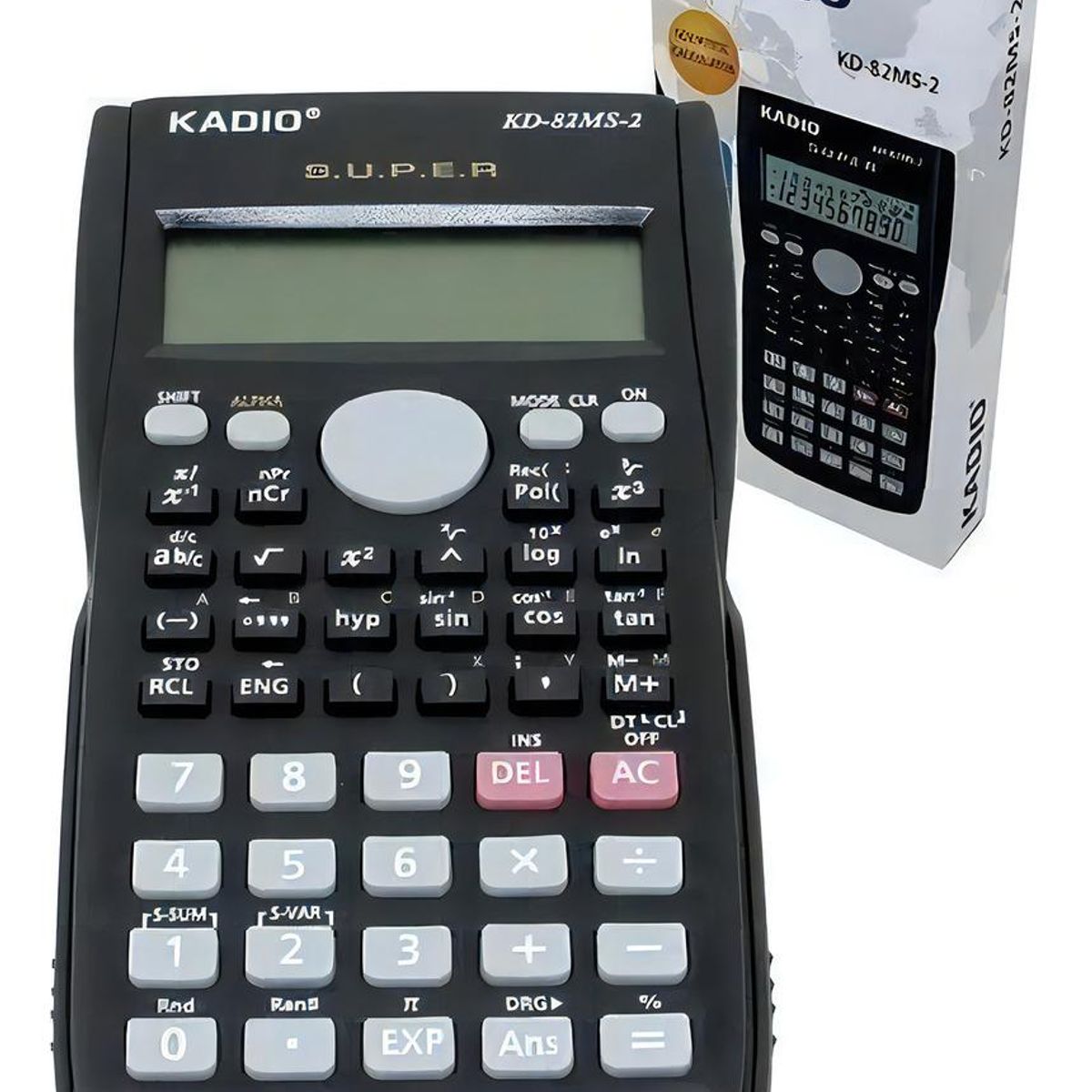 GENERICO - Calculadora Científica Kadio KD-82MS 240 Funciones 12 Dígitos