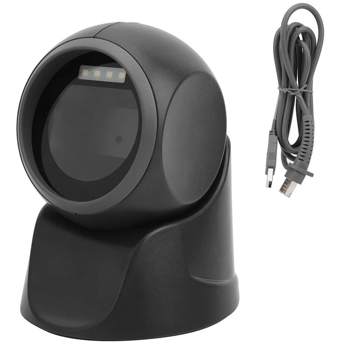 GENERICO - Scanner Lector Código de Barras 1D2D USB Negro
