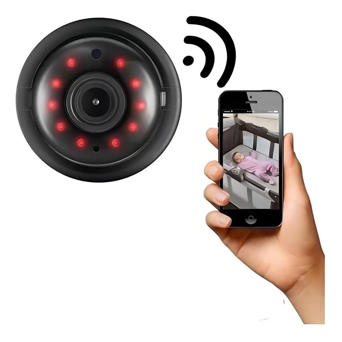 GENERICO - Pack de 2 Cámaras Espía V380 HD para Seguridad Interior