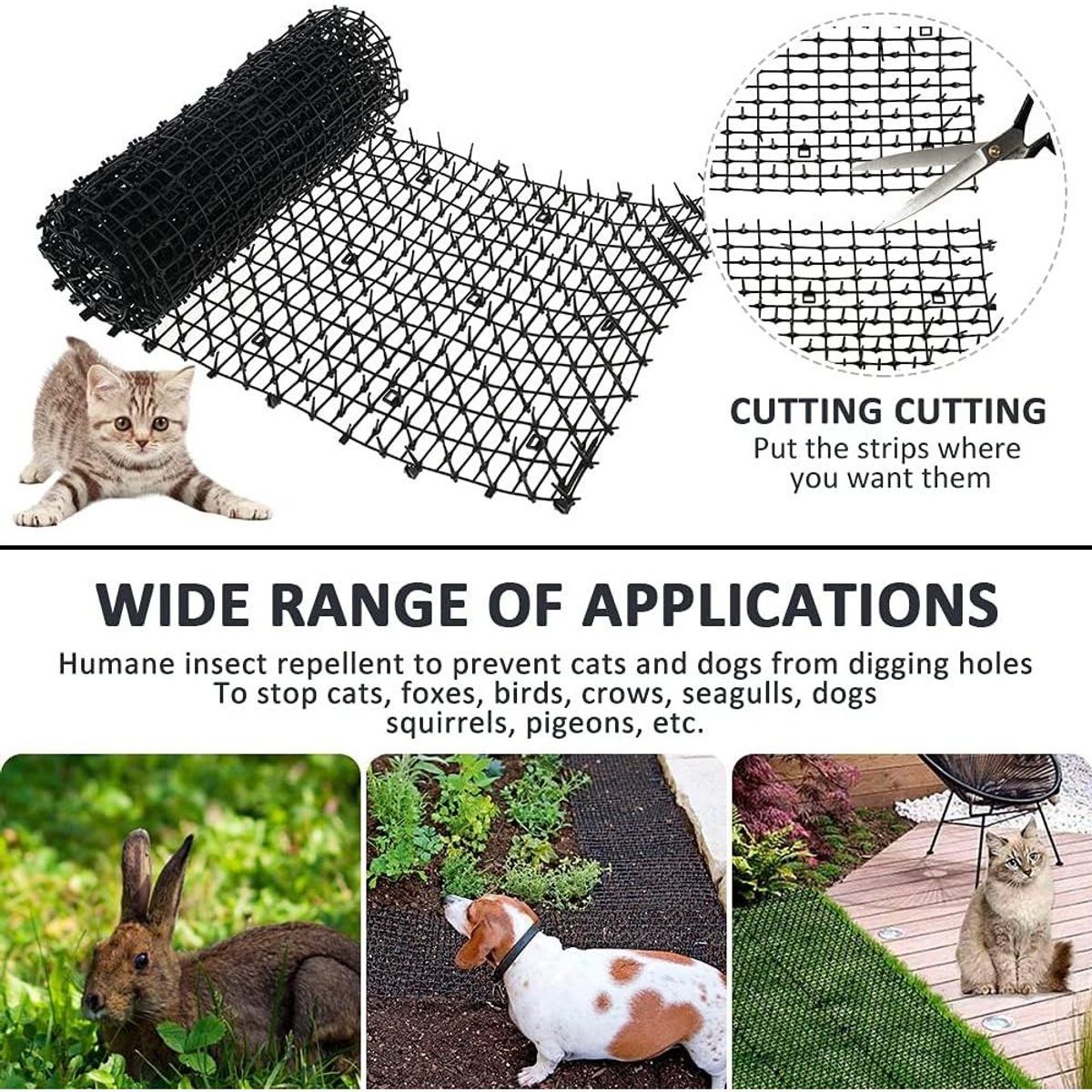 Estera Repelente para Gatos y Perros con Púas de Seguridad, marca GENERICO - Foto 2