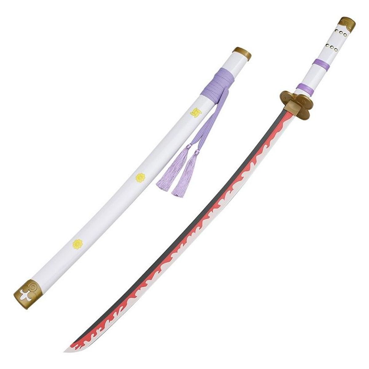 GENERICO - Katana de Madera de Alta Calidad para Cosplay Zoro Law Oden