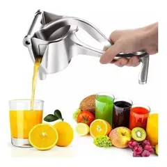GENERICO - Exprimidor Manual Metálico para Frutas y Cítricos