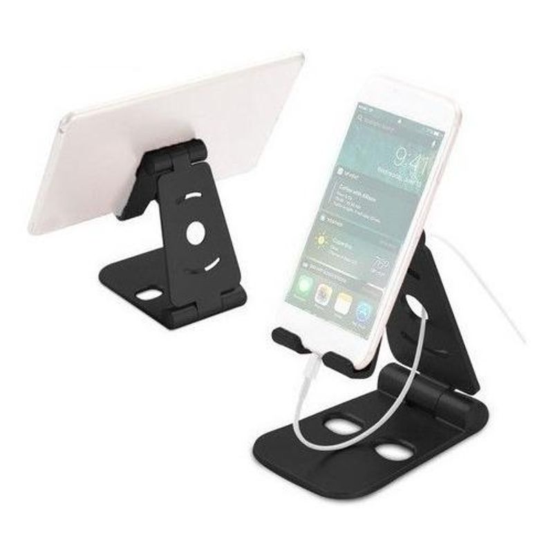 GENERICO - Soporte Plegable para Celular y Tablet Diseño Compacto