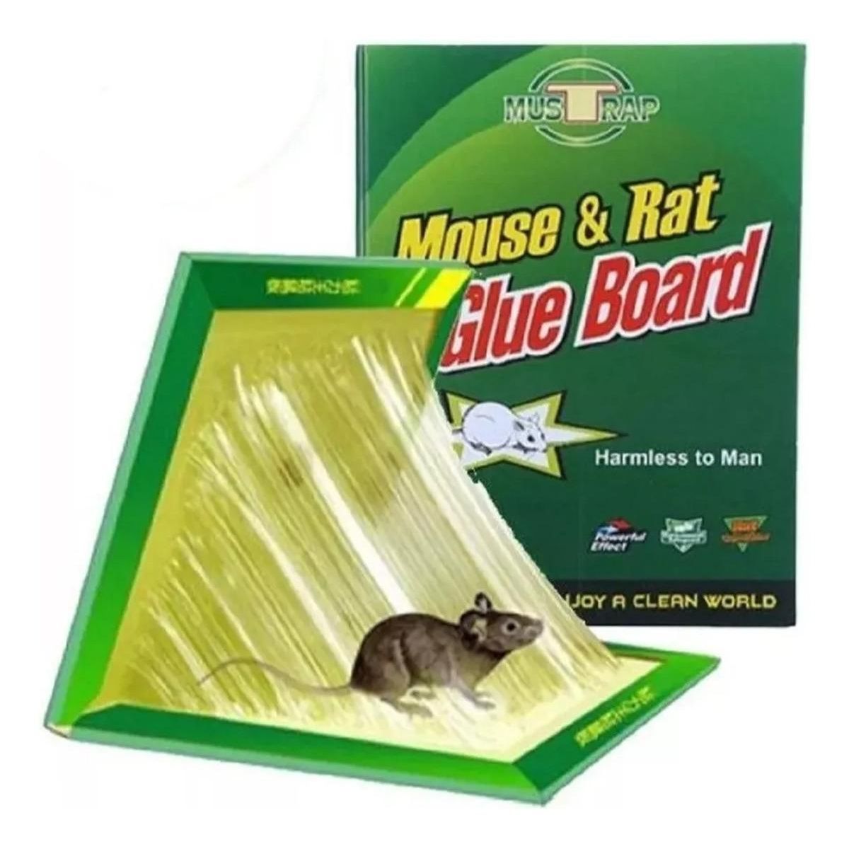 GENERICO - Trampa Adhesiva para Ratones Control Efectivo de Roedores