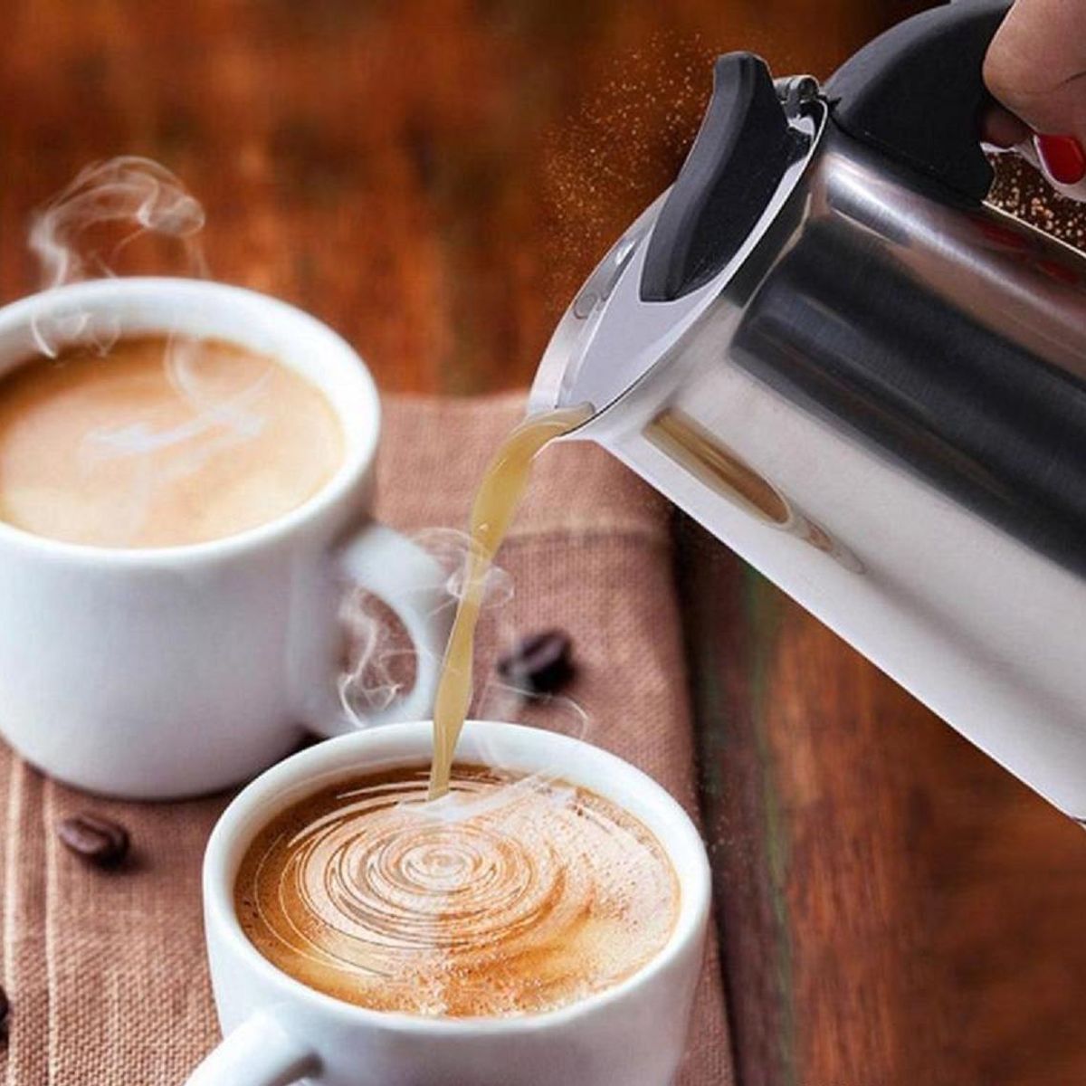 GENERICO - Cafetera Italiana Inoxidable para 4 Tazas Espresso