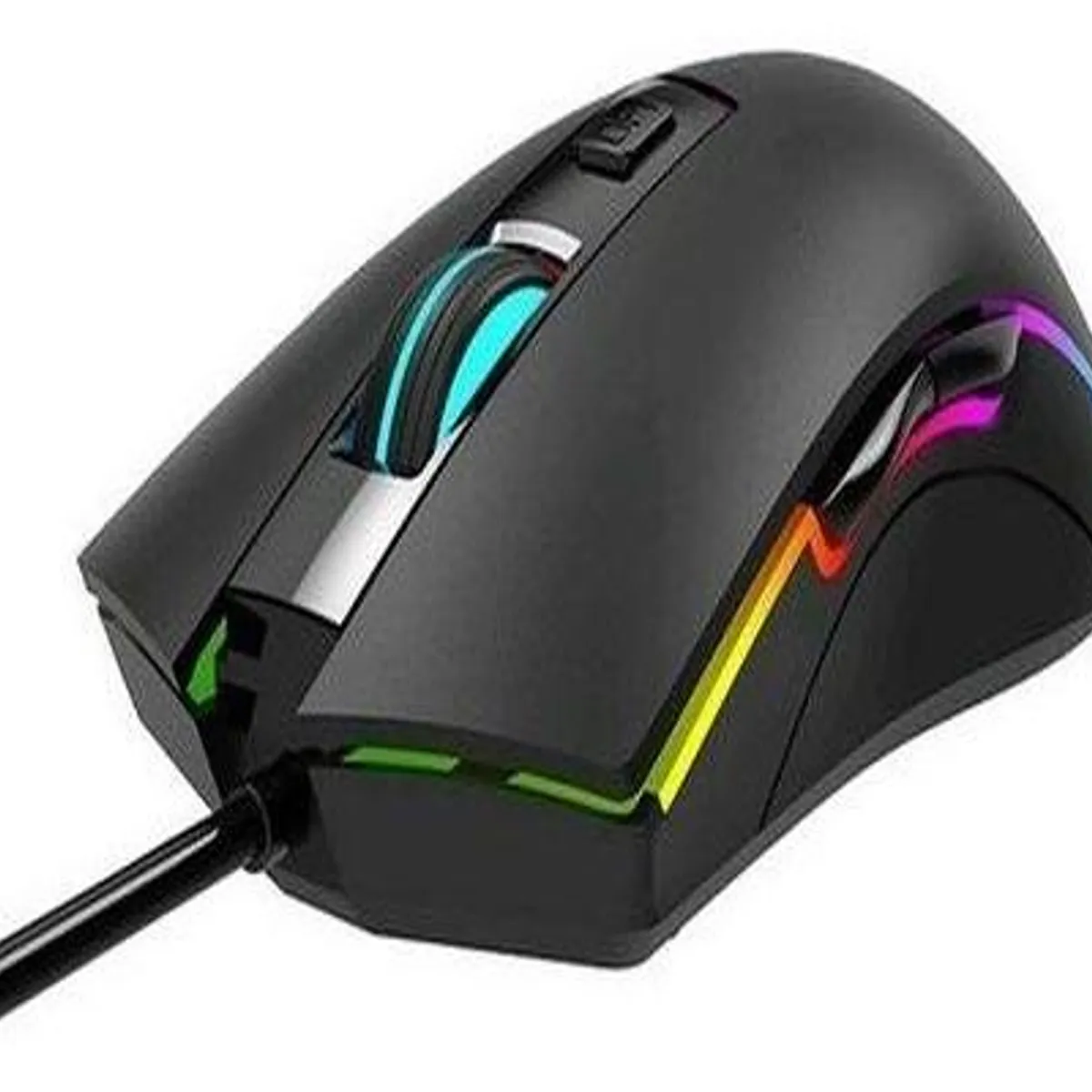 GENERICO - Mouse Gamer USB AOC GM120 con RGB y 2400 DPI