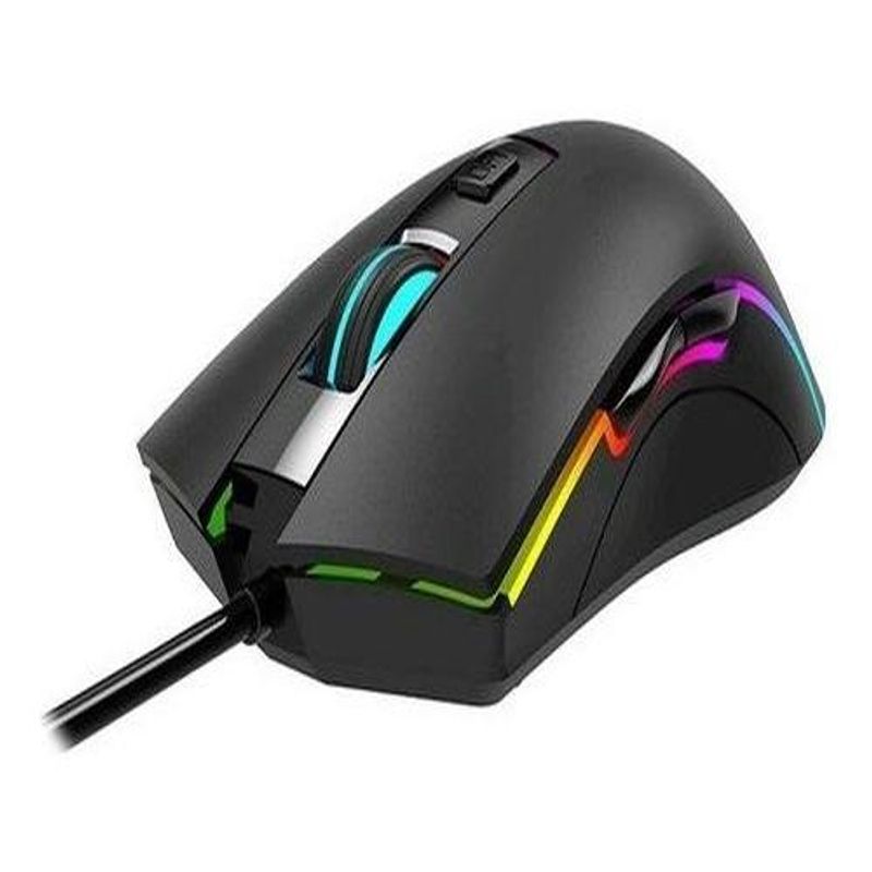 GENERICO - Mouse Gamer USB AOC GM120 con RGB y 2400 DPI