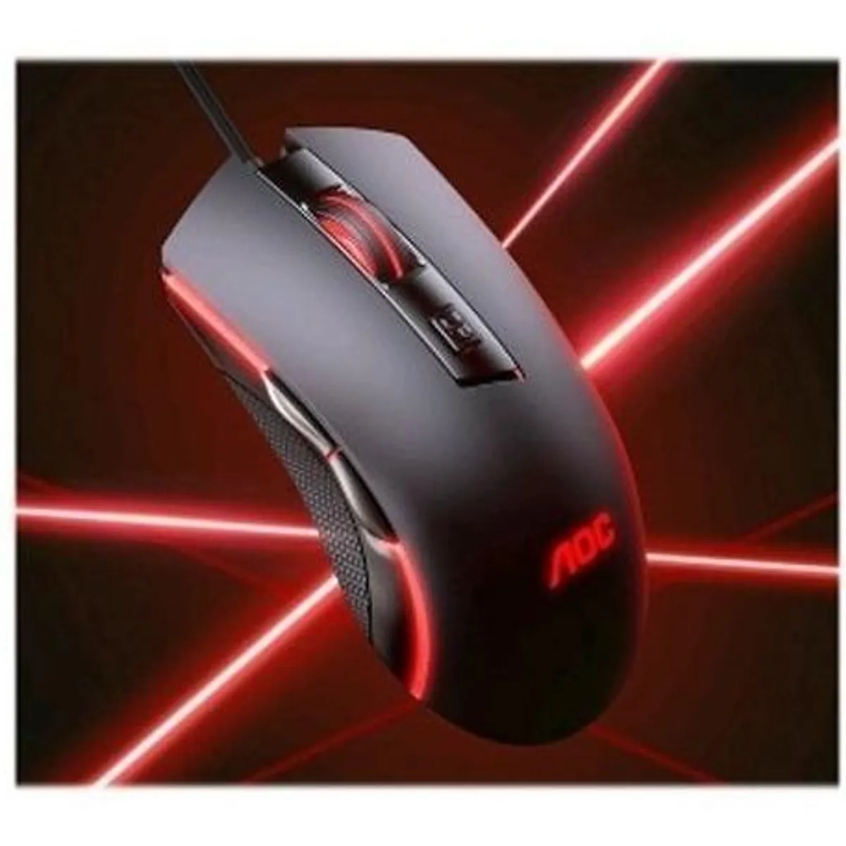 GENERICO - Mouse Gamer USB AOC GM120 con RGB y 2400 DPI