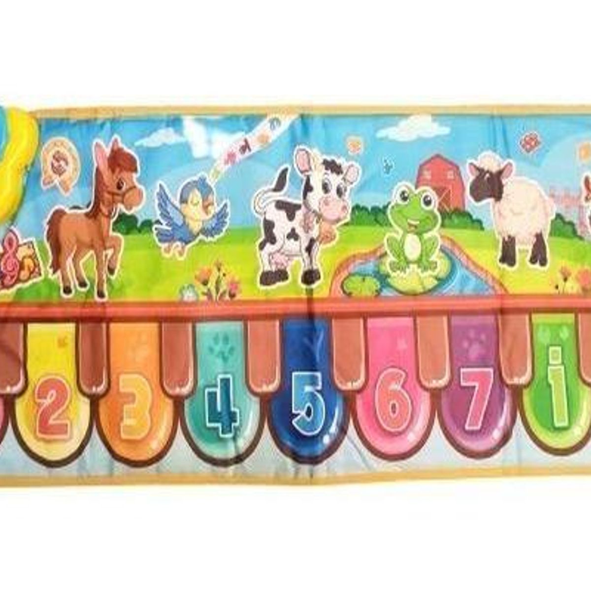 GENERICO - Piano Musical para Niños con Animales y Colores Brillantes
