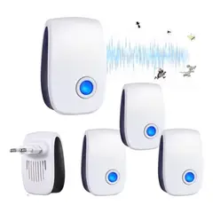 GENERICO - Pack de 3 Repelentes Ultrasónicos para Plagas y Mosquitos