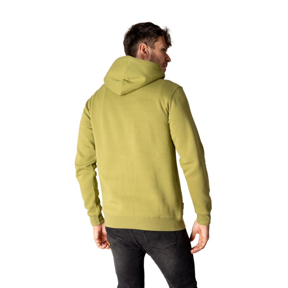 LENGA - Polerón Chaqueta Hombre Con Capucha Canguro Calafate Lenga