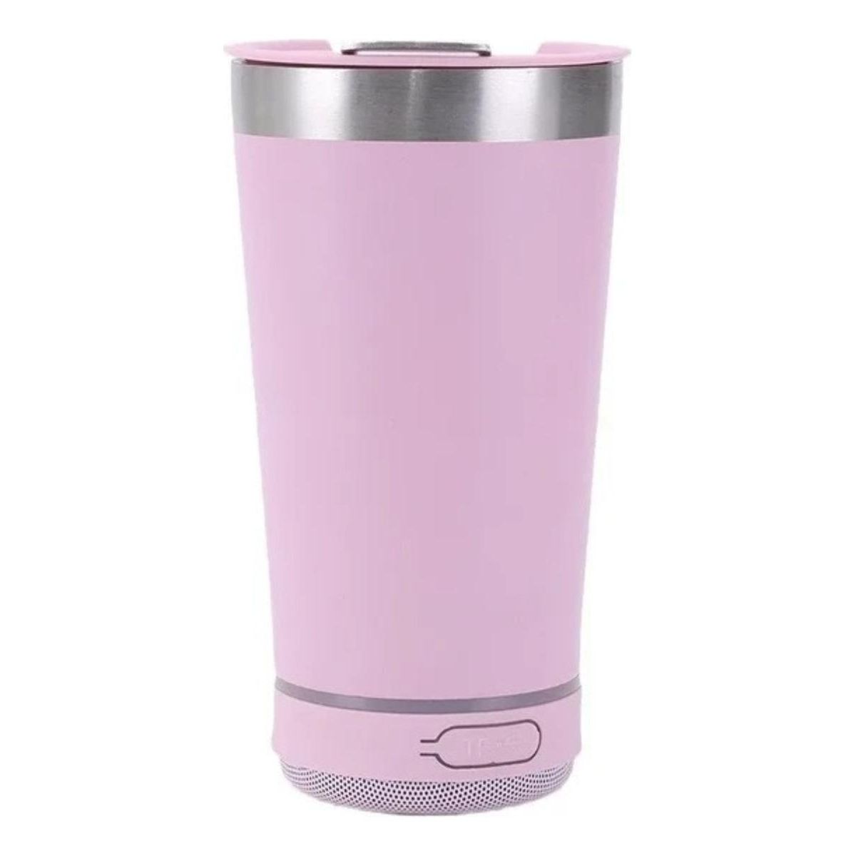 GENERICO - Vaso Térmico con Parlante y Abre Botellas Rosa 473 ml