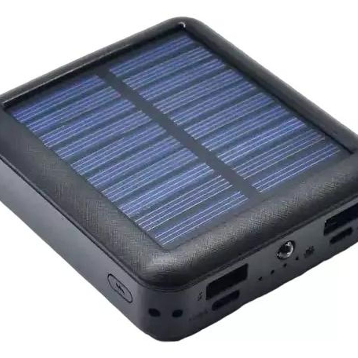 GENERICO - Powerbank Solar de 20000 mAh con Doble USB y LED