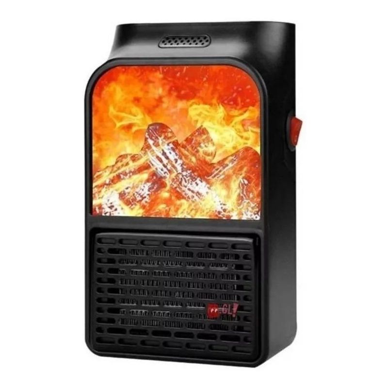 GENERICO - Calefactor Eléctrico Portátil 900W con Control Remoto