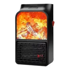 GENERICO - Calefactor Eléctrico Portátil 900W con Control Remoto