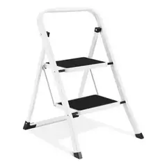 GENERICO - Escalera Plegable de 2 Peldaños Antideslizante