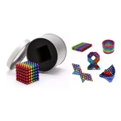 GENERICO - Juego Antiestrés con 216 Imanes de Rompecabezas de 3 Mm