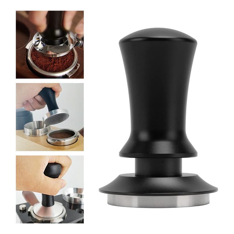 GENERICO - Tamper de Acero Inoxidable para Café Espresso 52 cm