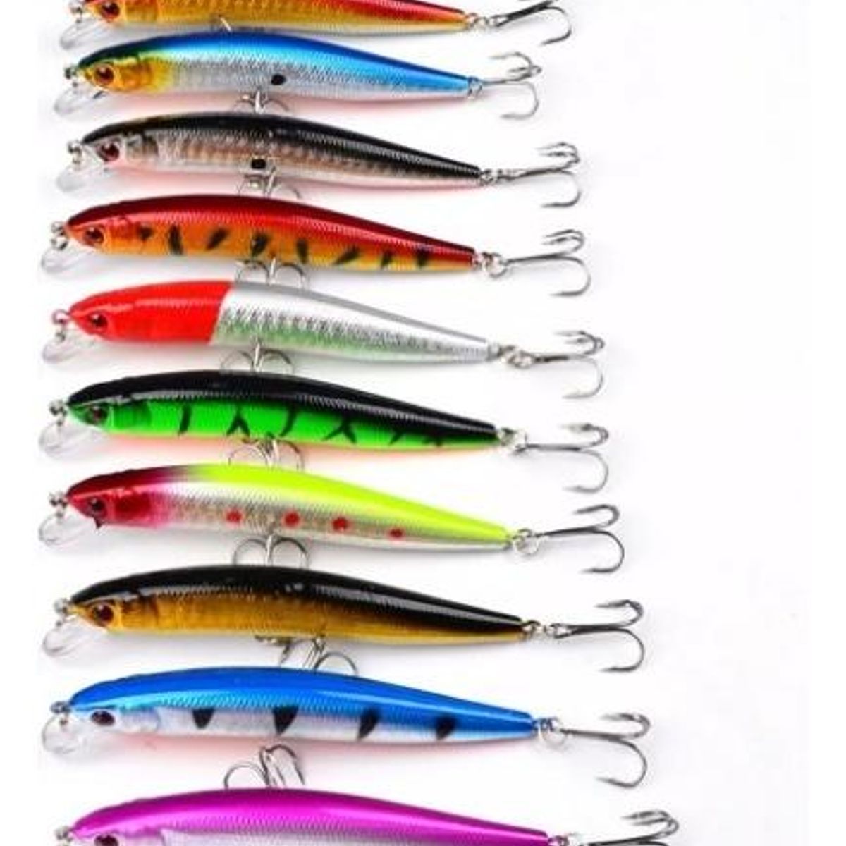 GENERICO - Set de 10 Señuelos Crankbait para Pesca de 11 cm