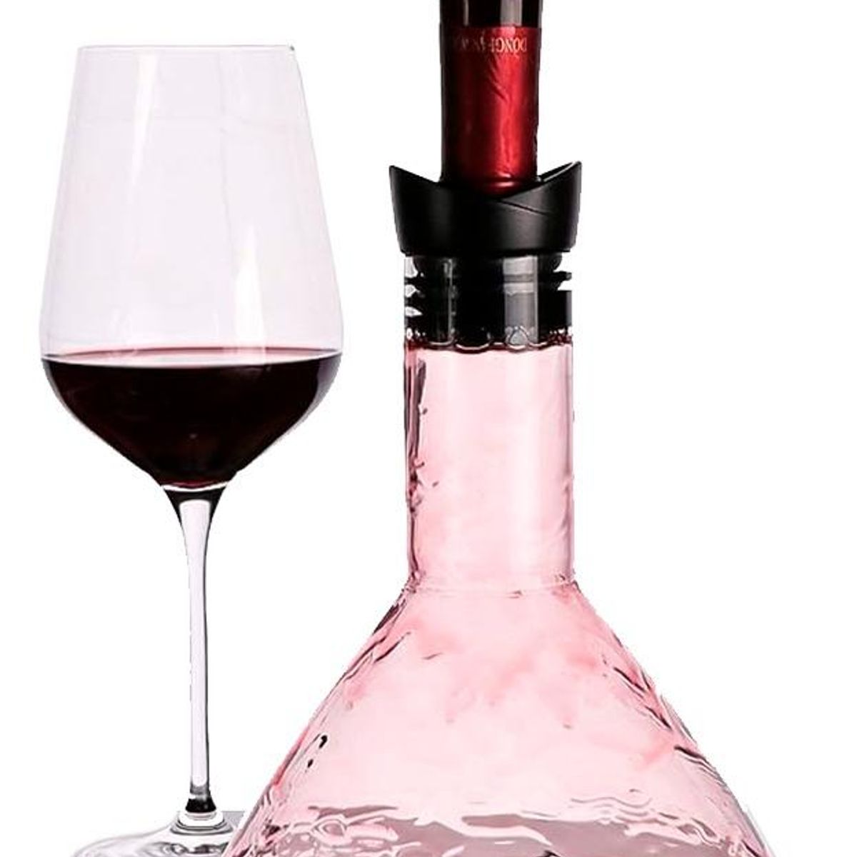 GENERICO - Aireador de Vino Decantador de Cristal 1L