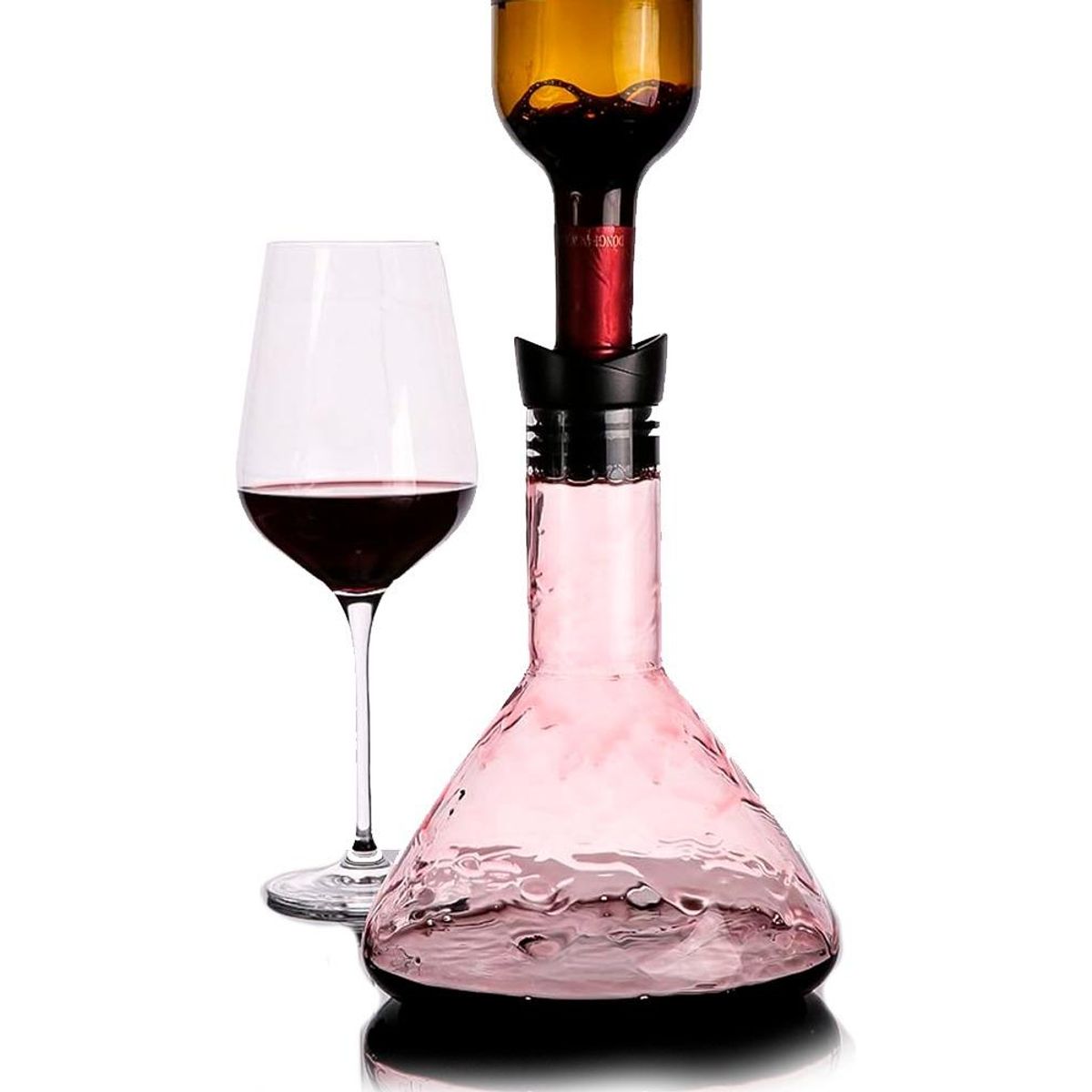 GENERICO - Aireador de Vino Decantador de Cristal 1L