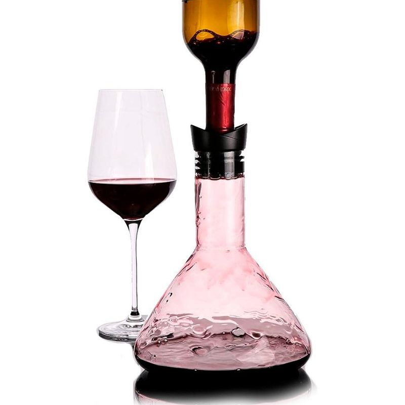 GENERICO - Aireador de Vino Decantador de Cristal 1L