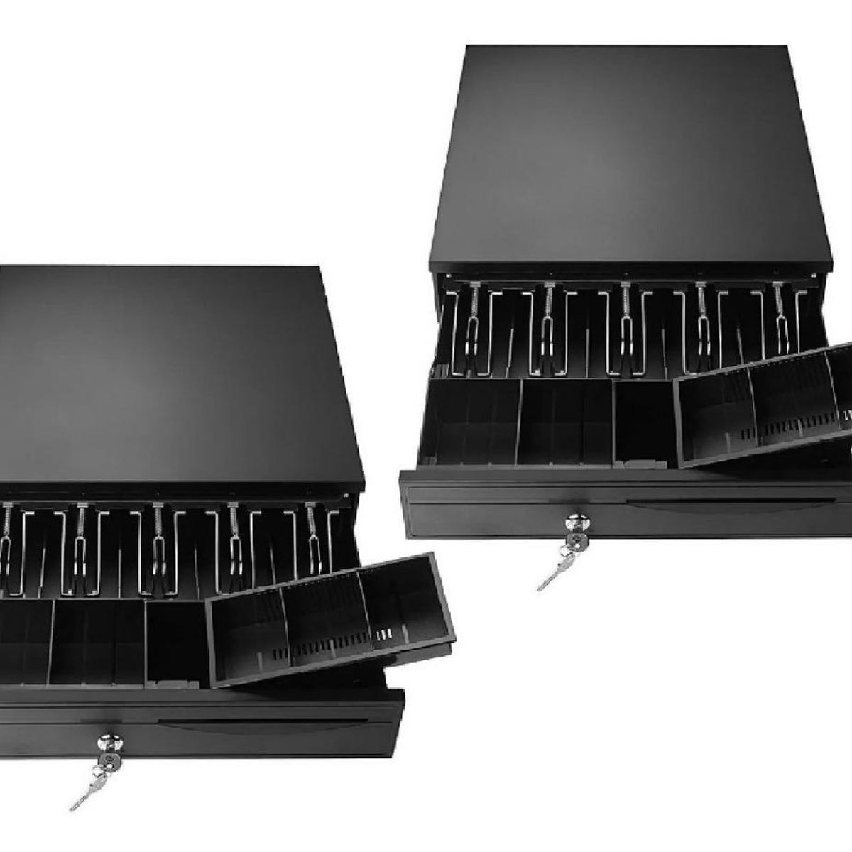 GENERICO - Cajón Portamoneda Electrónico de Metal con Cerradura