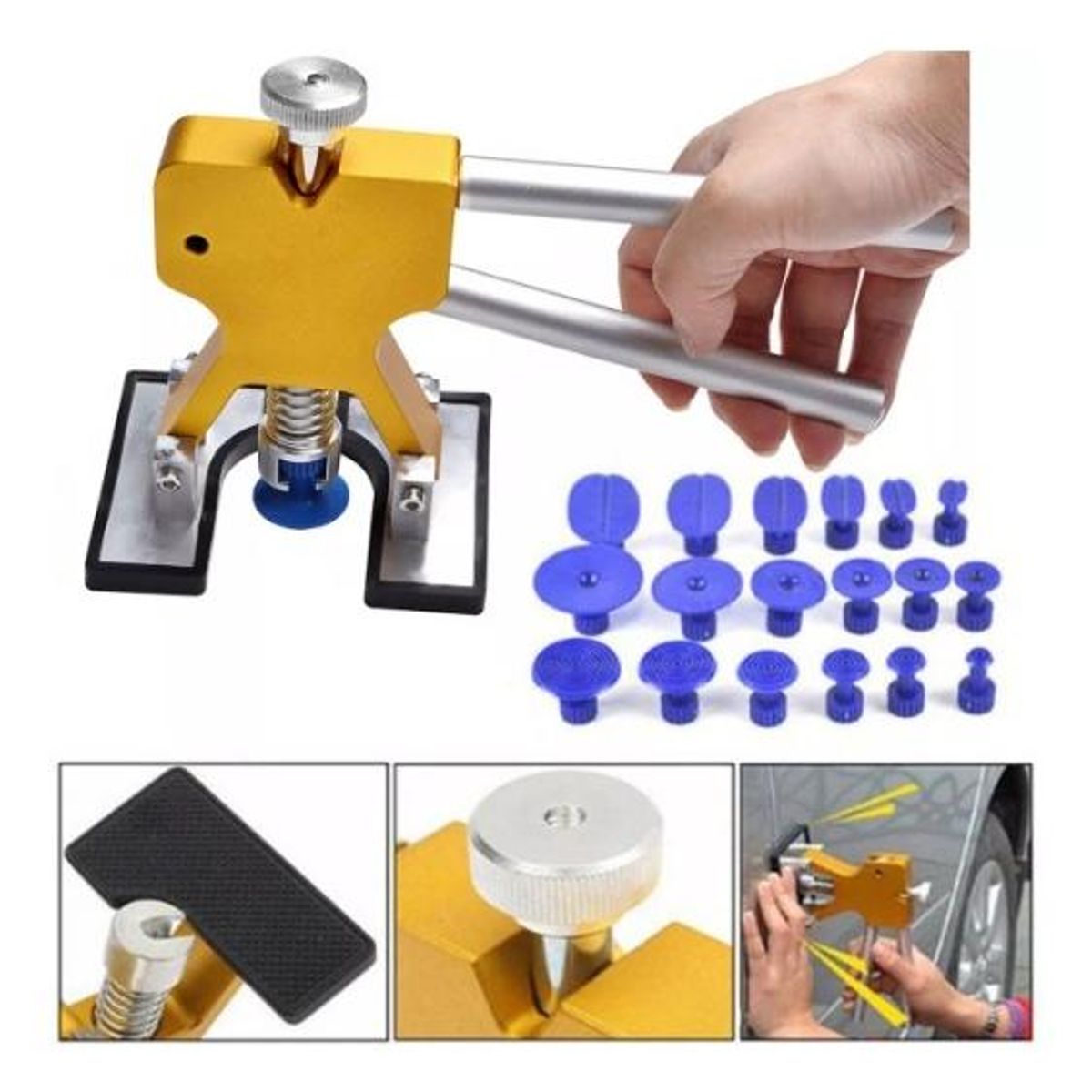GENERICO - Kit de Ventosas para Reparación de Abolladuras en Autos