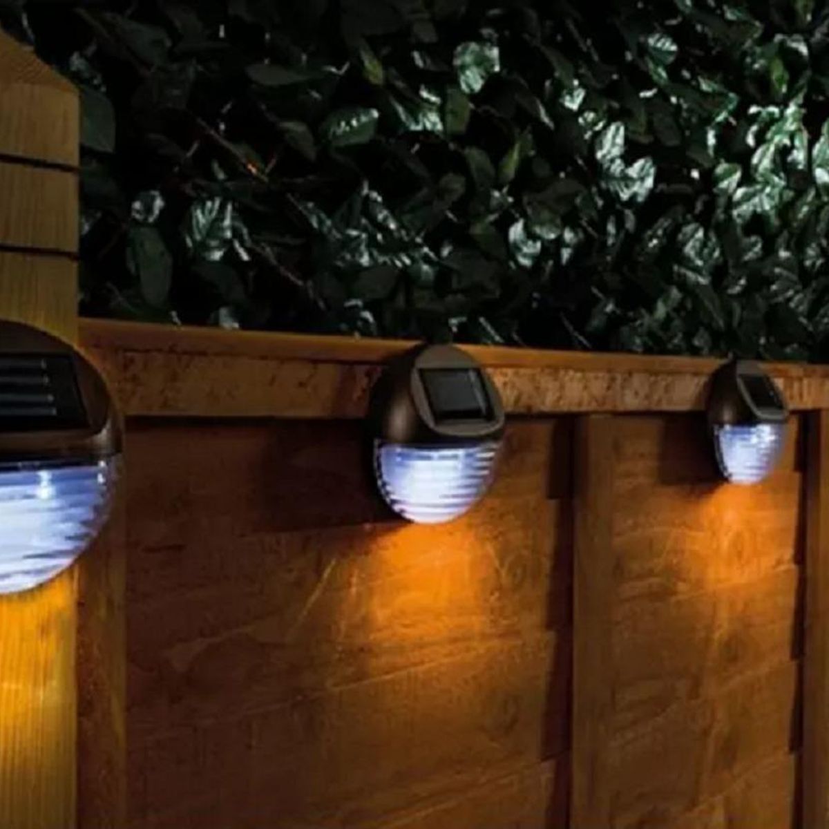 GENERICO - Pack de 4 Faroles Solares LED para Jardín - Iluminación Exterior