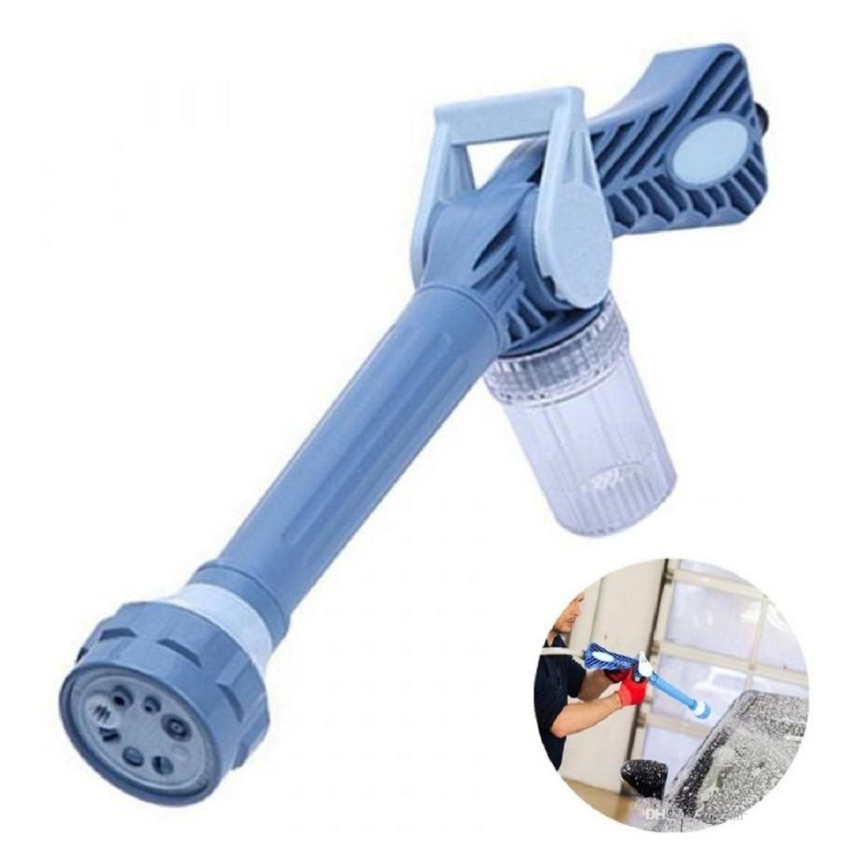 GENERICO - Boquilla de Riego Multifuncional con Dispensador de Jabón