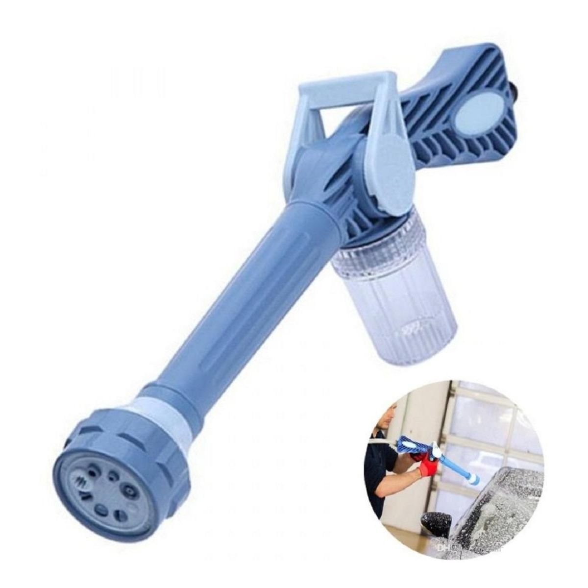 GENERICO - Boquilla de Riego Multifuncional con Dispensador de Jabón