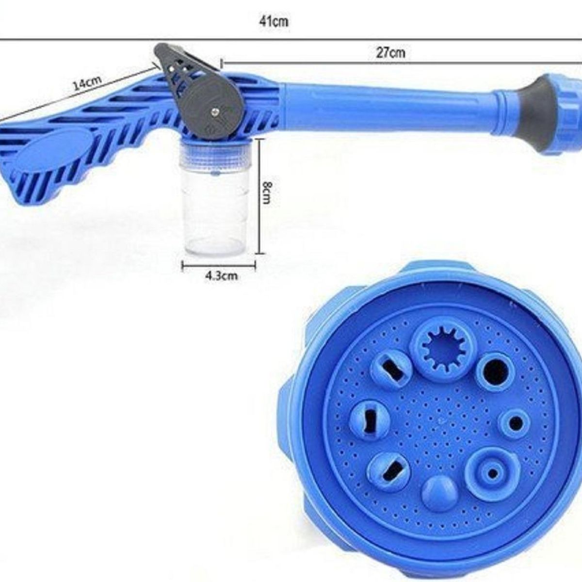 GENERICO - Boquilla de Riego Multifuncional con Dispensador de Jabón