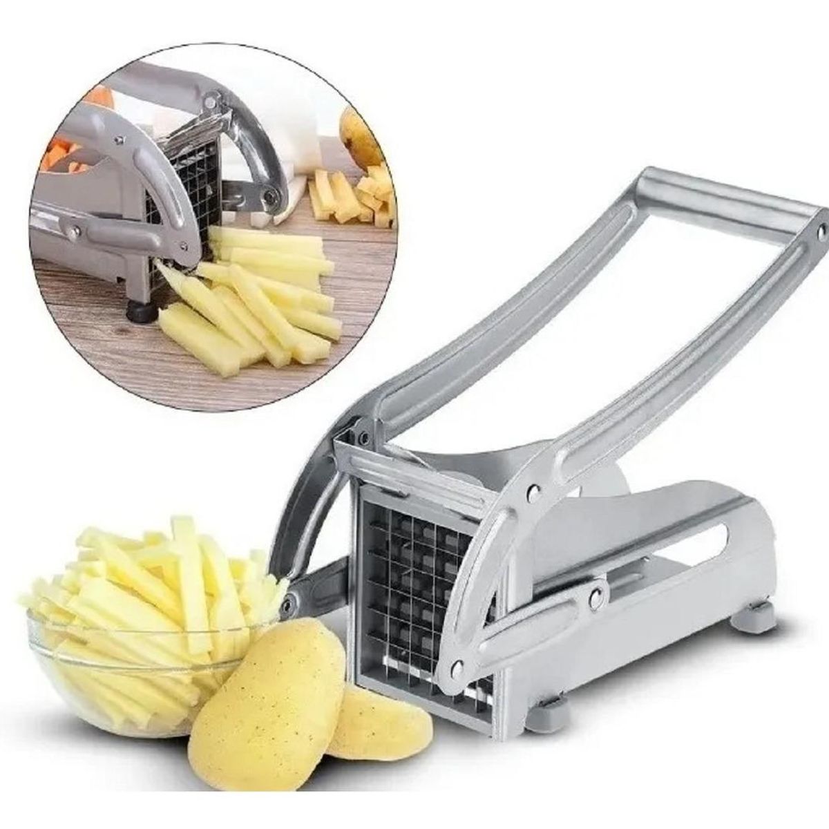 GENERICO - Cortadora de Papas Fritas y Picador de Verduras Multifuncional