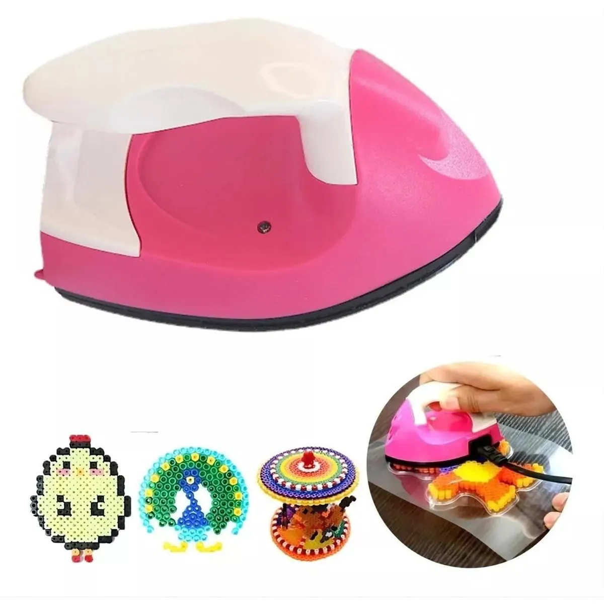 GENERICO - Plancha Eléctrica Manual para Hama Beads y Manualidades