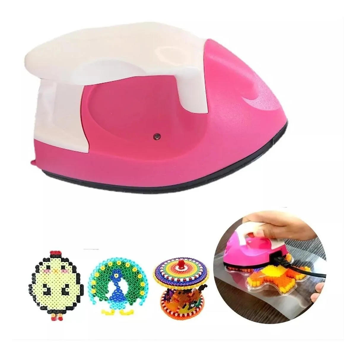 GENERICO - Plancha Eléctrica Manual para Hama Beads y Manualidades