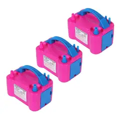 GENERICO - Inflador Eléctrico de Globos Doble Boquilla para Fiestas