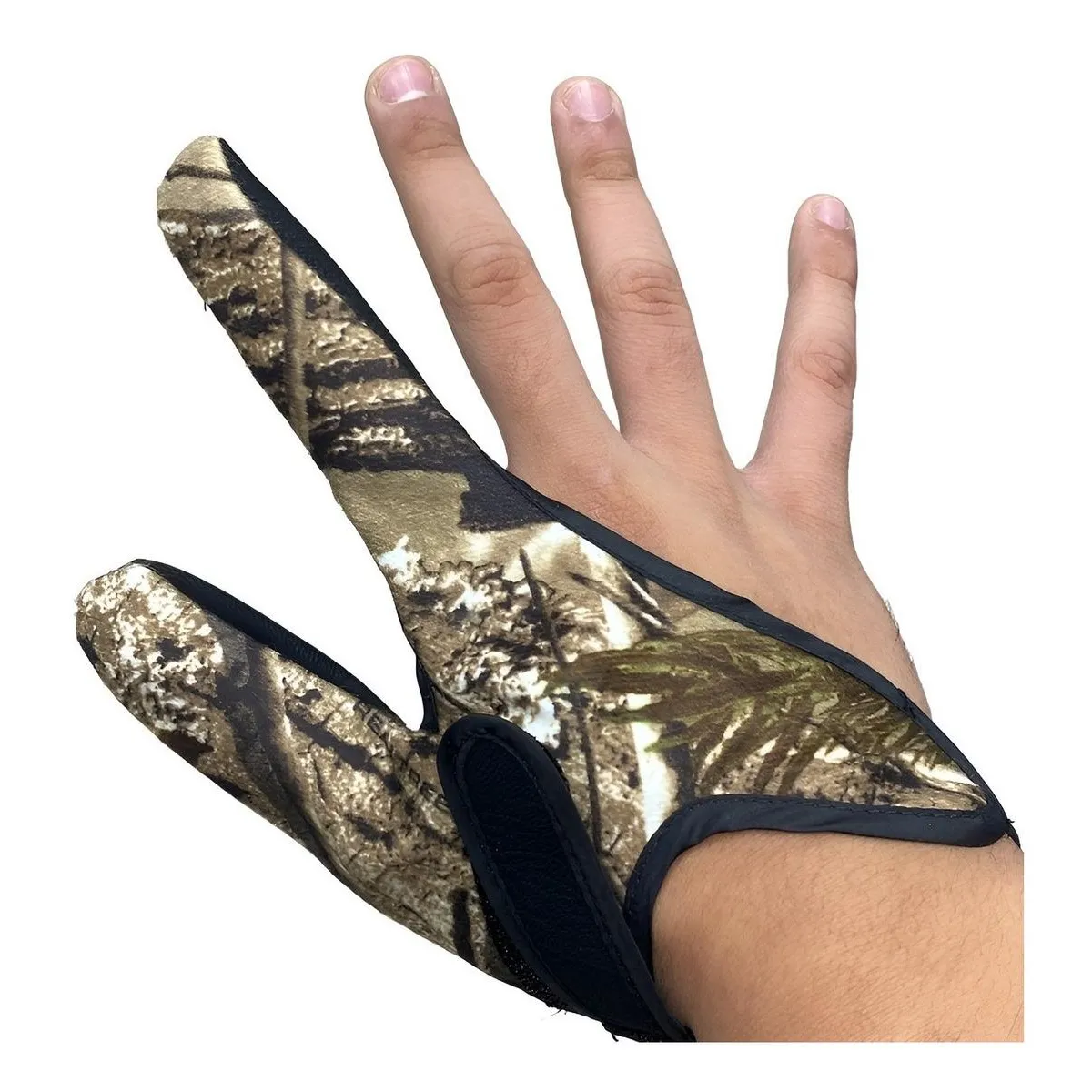 GENERICO - Guantes de Pesca con Dedo Abierto Antideslizantes Bosque