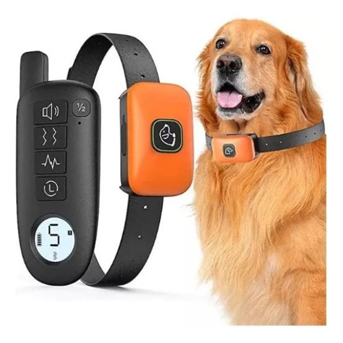 GENERICO - Collar Eléctrico Ajustable para Entrenamiento de Perros