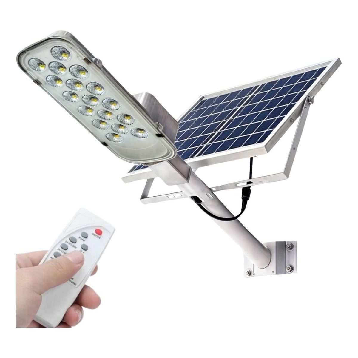 GENERICO - Foco Solar Exterior LED 100W con Sensor de Movimiento