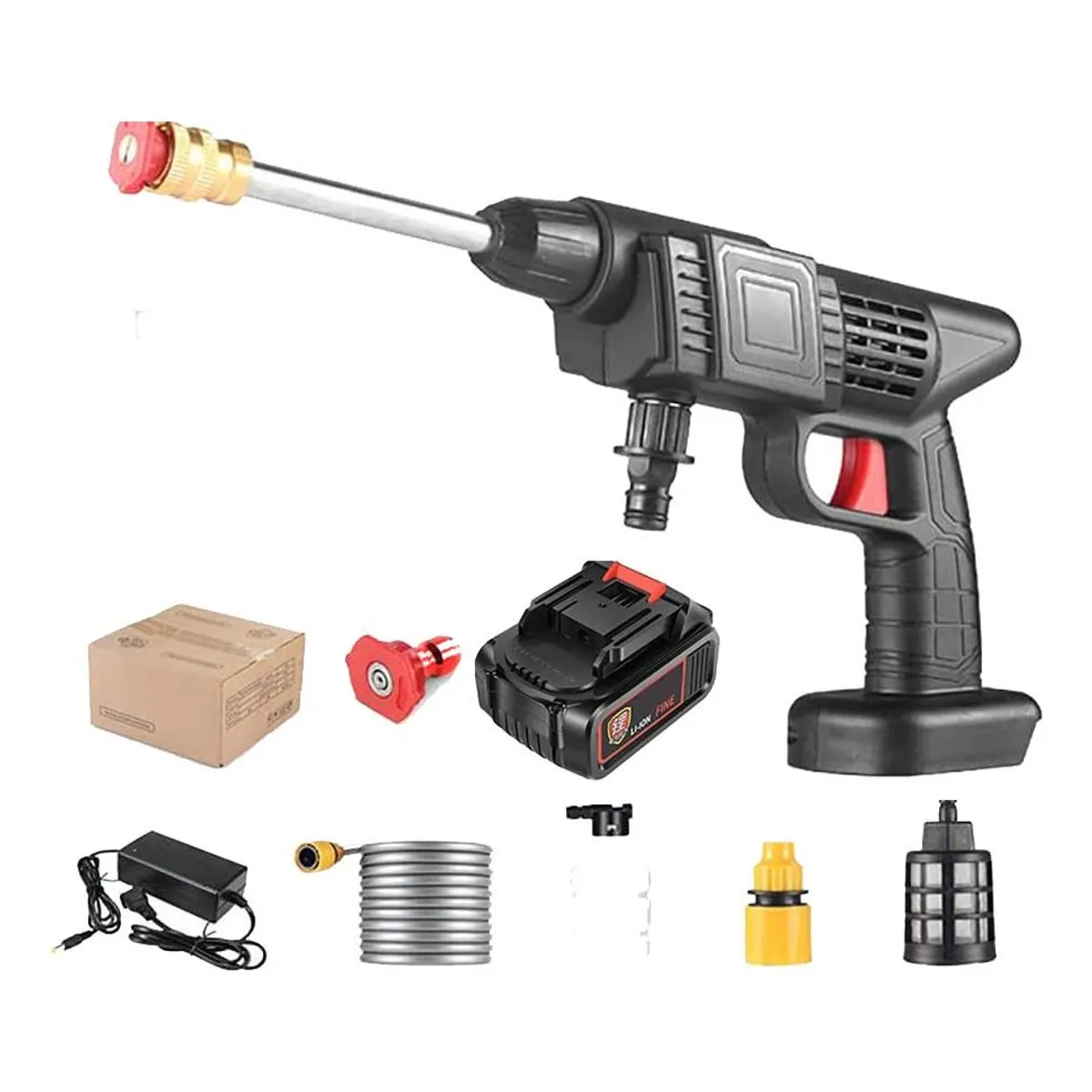 Hidrojet Portátil Lavadora Alta Presión 240W 35bar, marca GENERICO - Foto Principal