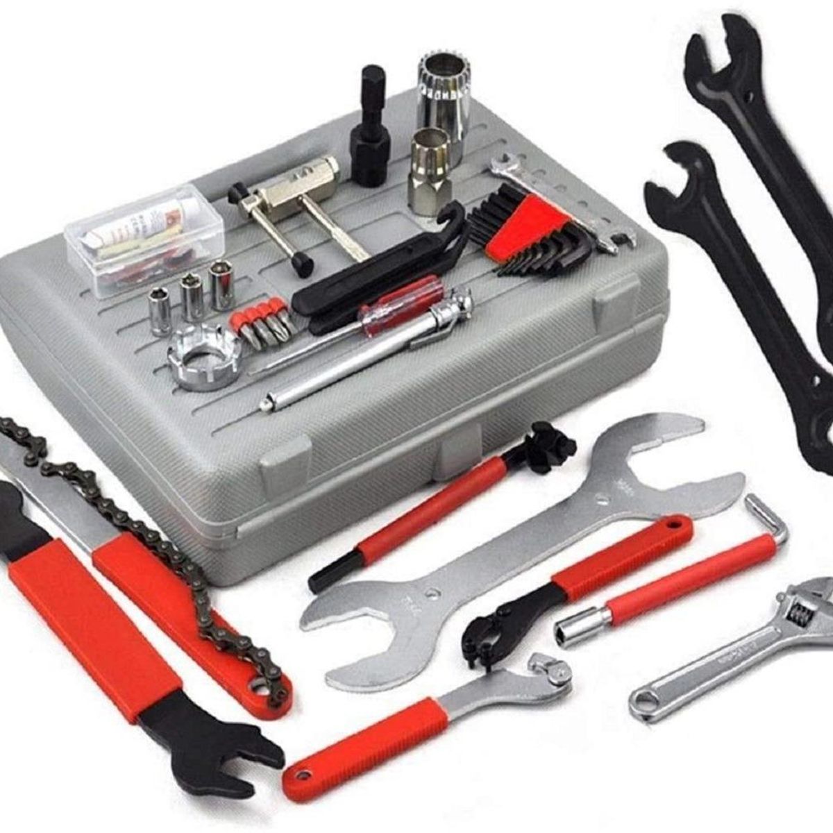GENERICO - Kit de Reparación para Bicicletas - 44 Piezas Esenciales
