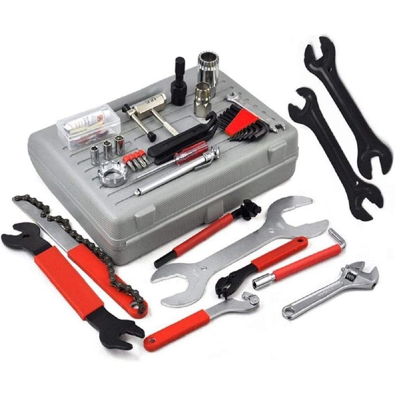 GENERICO - Kit de Reparación para Bicicletas - 44 Piezas Esenciales