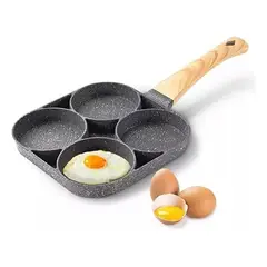 GENERICO - Sartén Antiadherente para 4 Huevos y Tortillas
