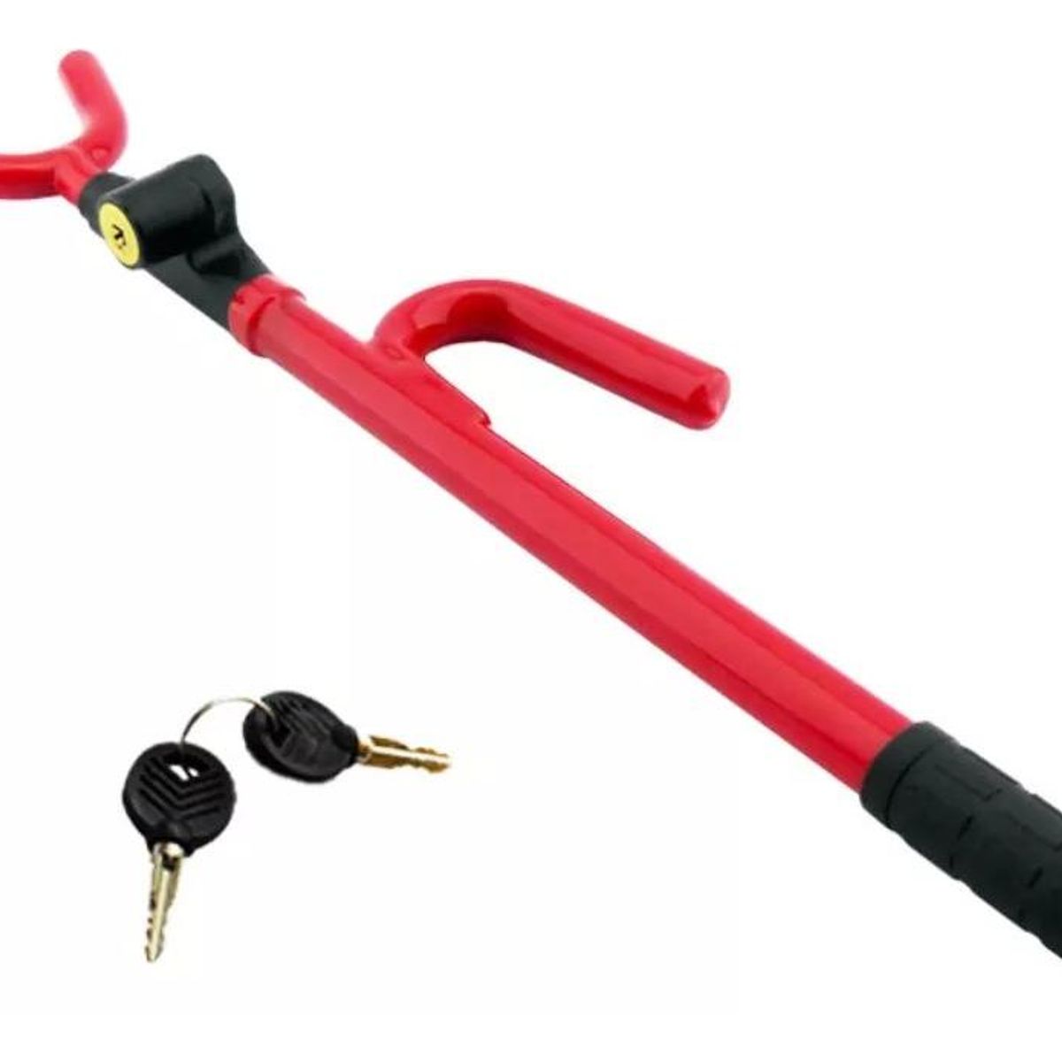 GENERICO - Bloqueador de Volante Universal de Acero Reforzado