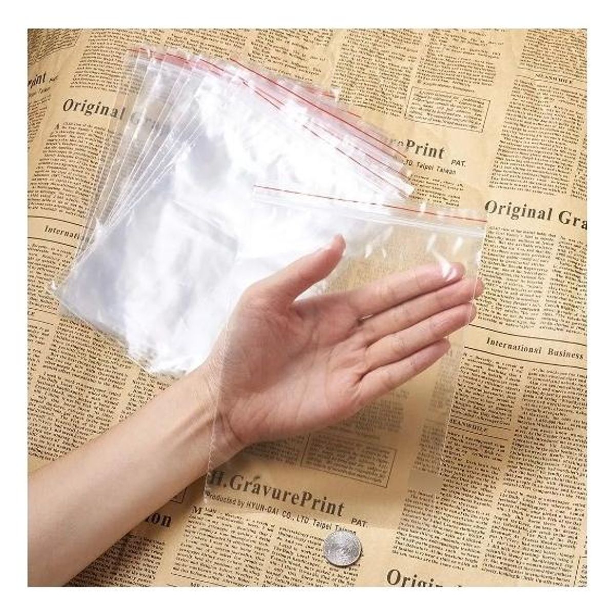 GENERICO - Bolsas Herméticas con Cierre 10x15 cm - 500 Pcs